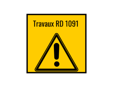 TRAVAUX RD1091 dans le secteur des Commères