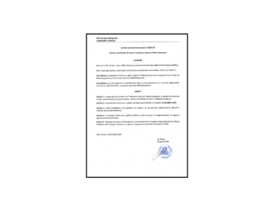 Arrêté municipal temporaire n°2024-07 – Portant interdiction d’accès à l’ancienne route de Villard-Reymond