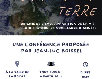 Conférence – Le grand roman de la Terre