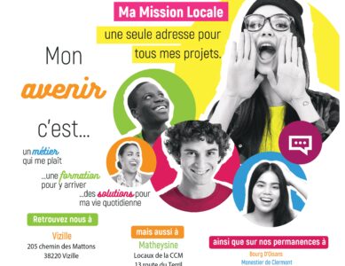 Mission locale de Vizille pour les jeunes de 16 à 25 ans – Information du 21 Octobre 2025